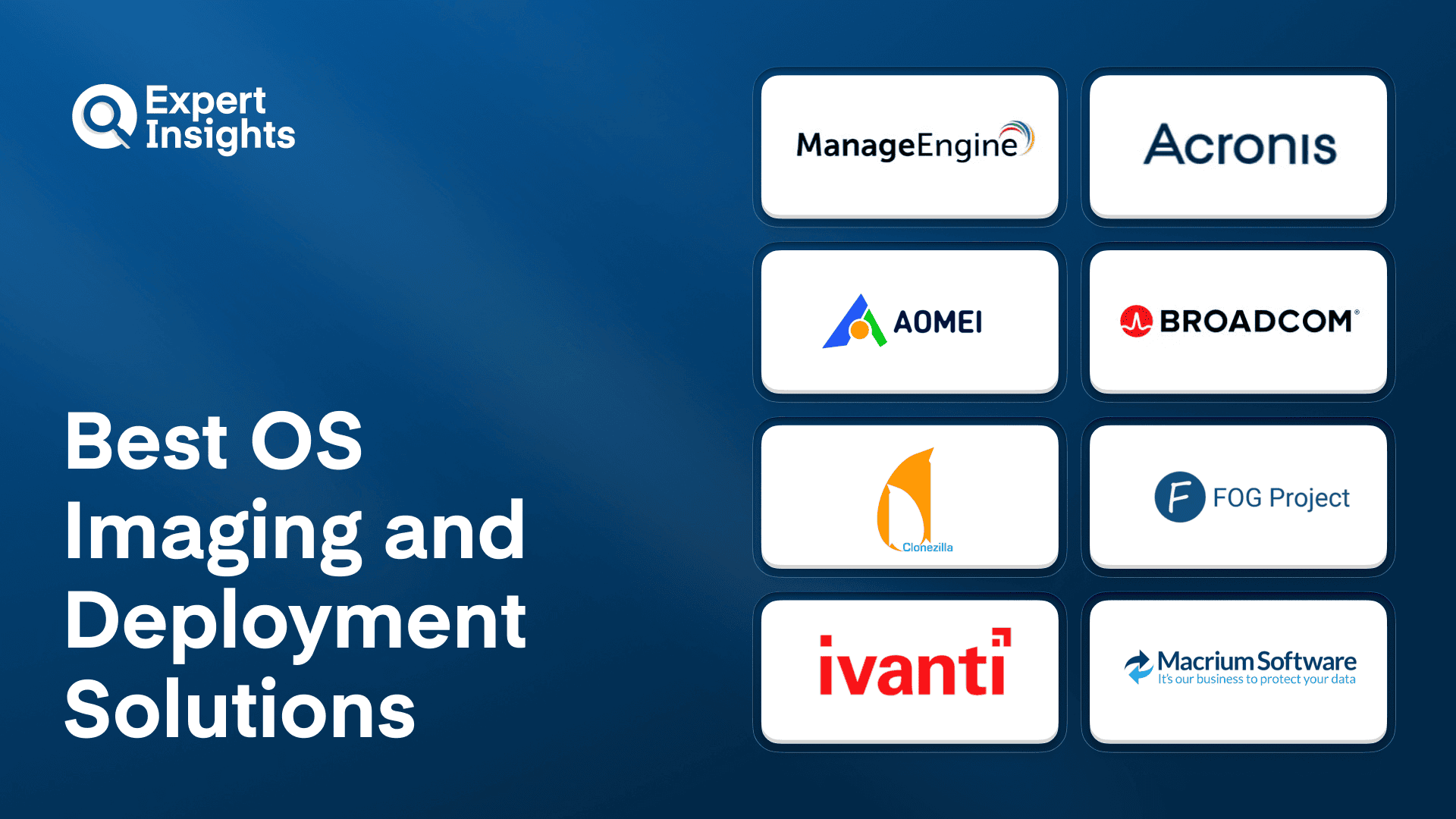 Best 8 OS Imaging and Deployment Solutions For IT Teams (2026)