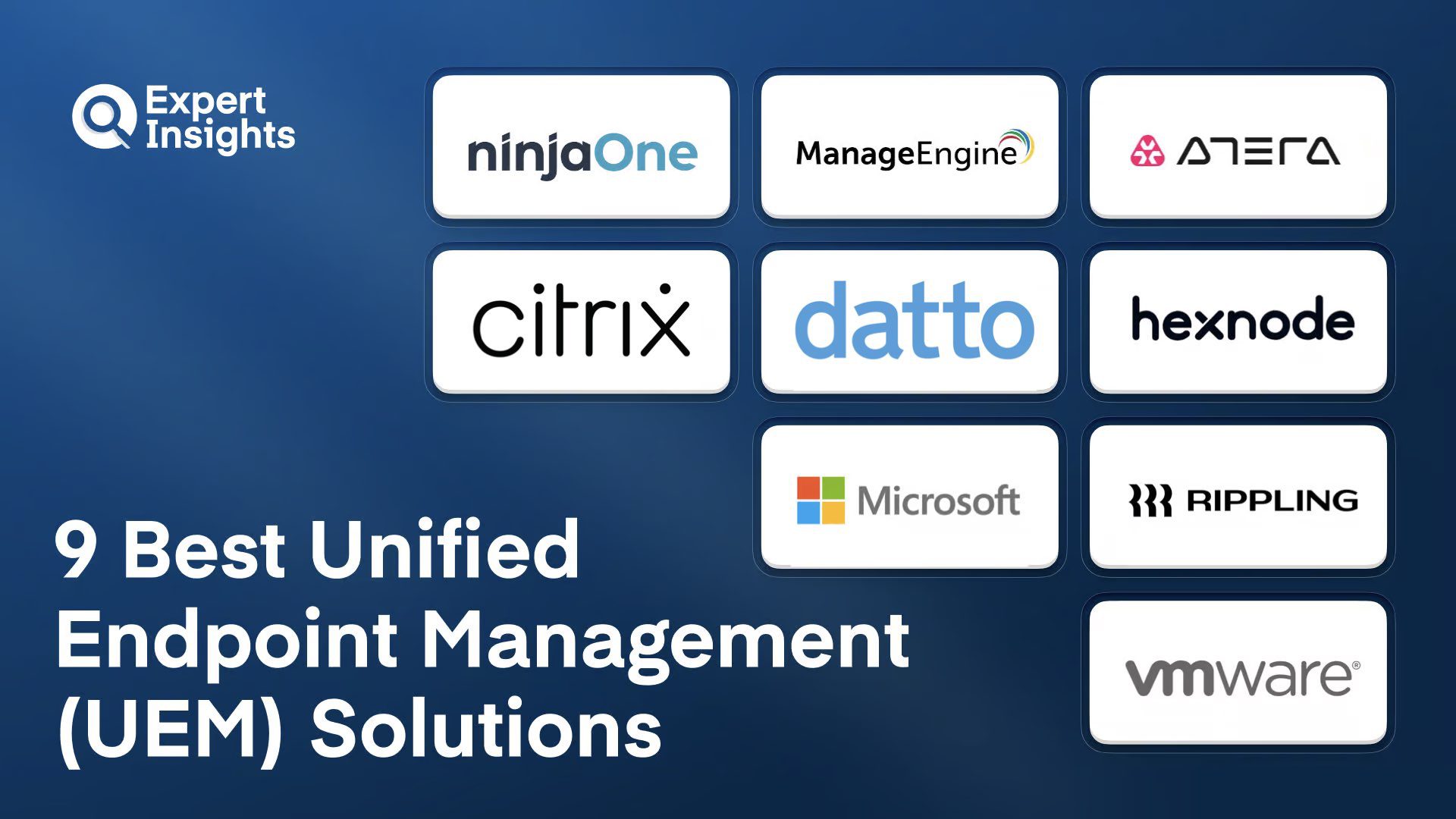 Best 9 Unified Endpoint Management (UEM) Solutions For Business (2026)