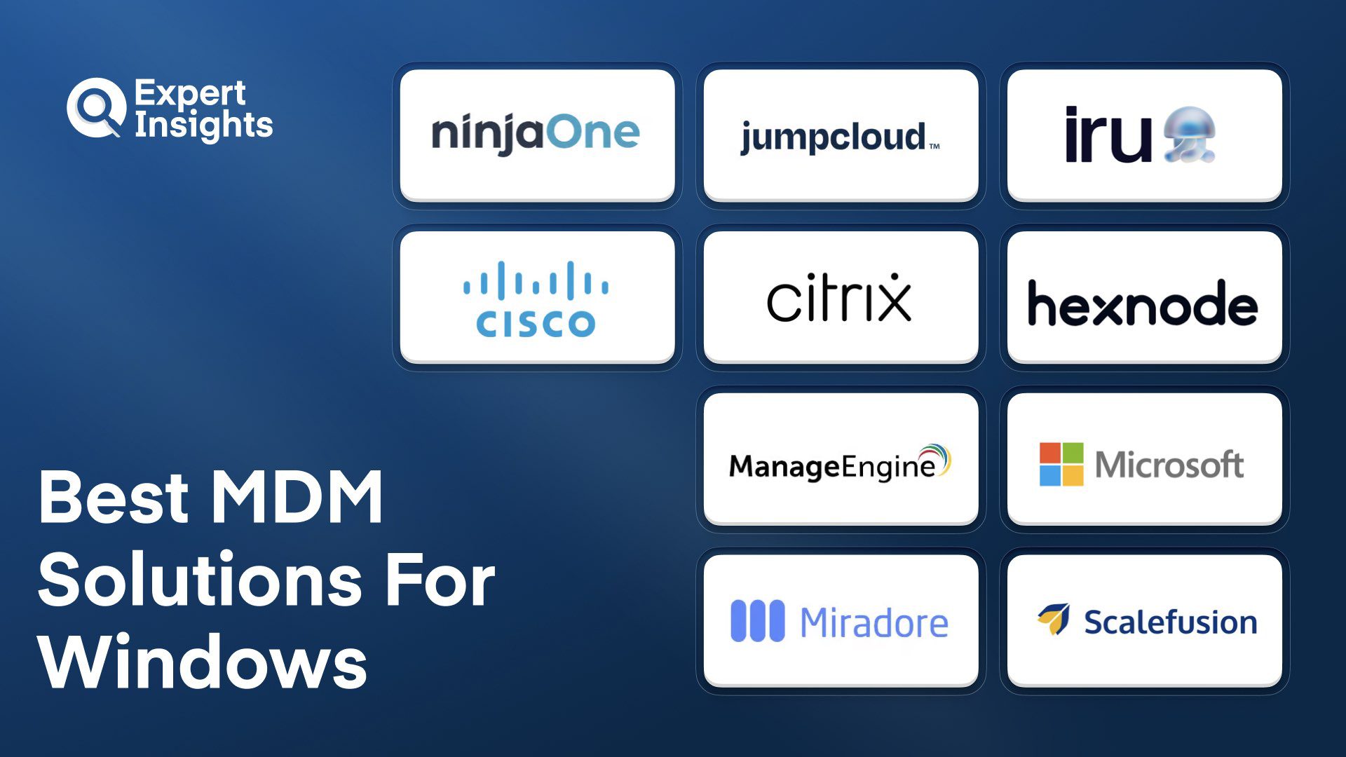 Best 10 MDM Solutions For Windows (2026)