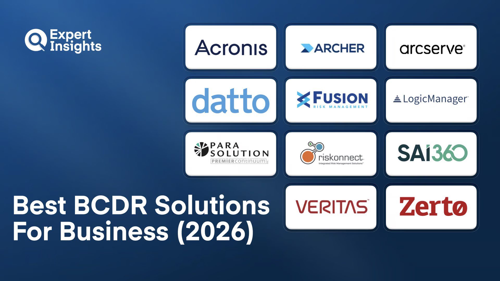 Best 11 Business Continuity and Disaster Recovery (BCDR) Solutions For Business (2026)