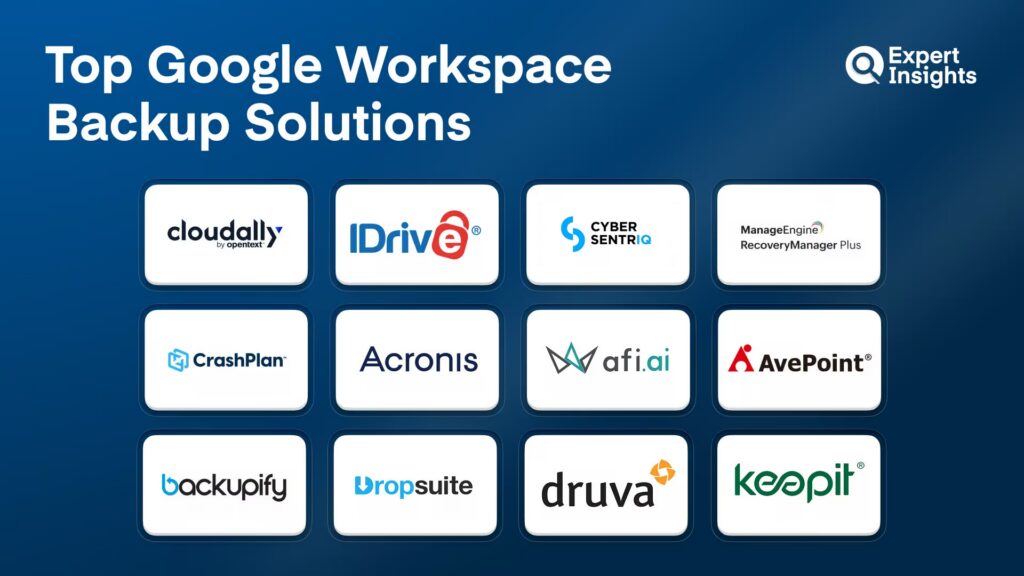 Best 12 Backup Solutions For Google Workspace (2026)
