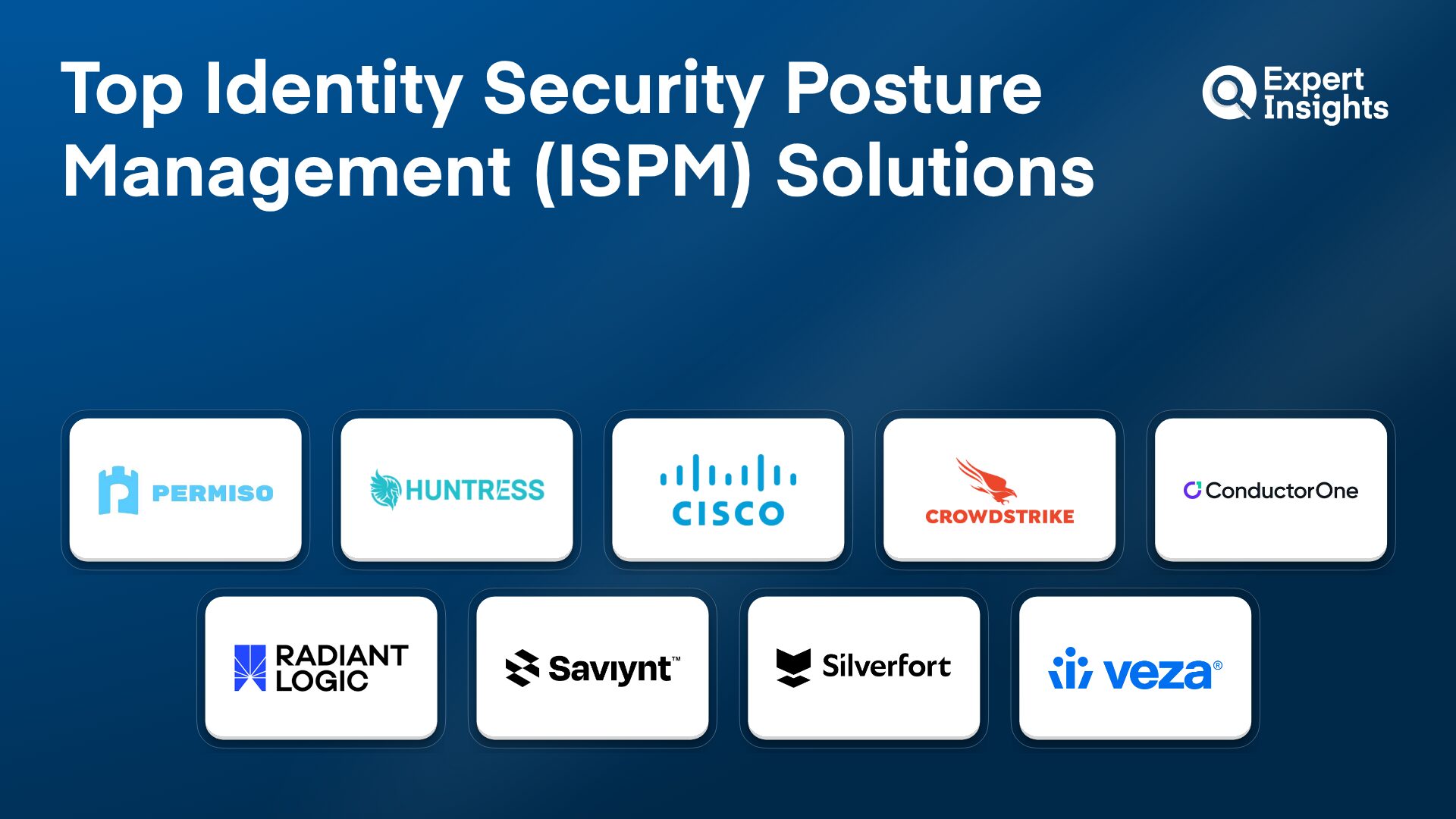 Top Identity Security Posture Management (ISPM) Solutions