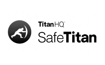 TitanHQ, powered by CyberSentriq Logo