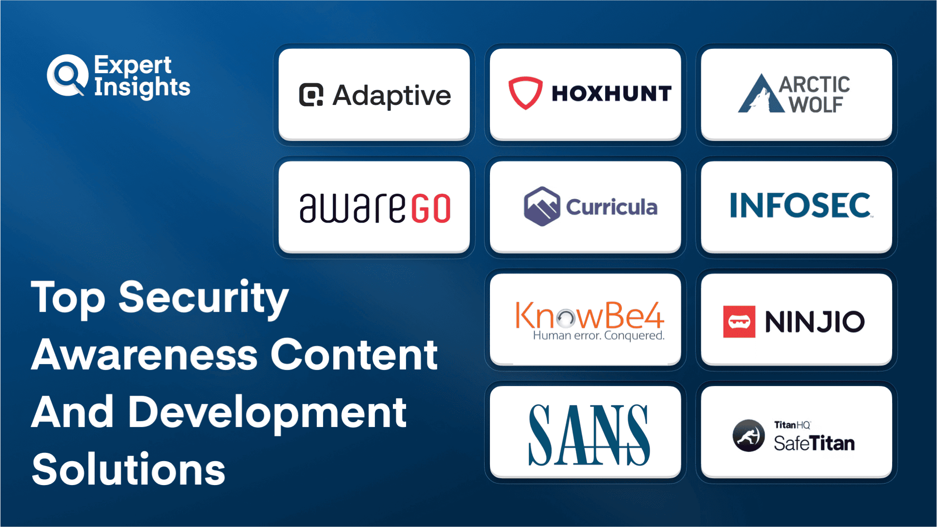 The Top 10 Security Awareness Content And Development Solutions
